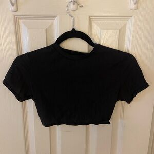 Skims Black Women's Crop Top